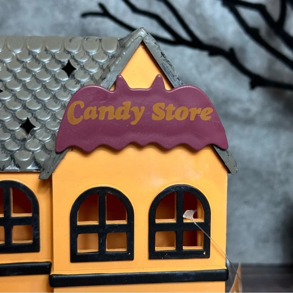 Target Halloween Village Set Haunted House, Castle, Candy Store